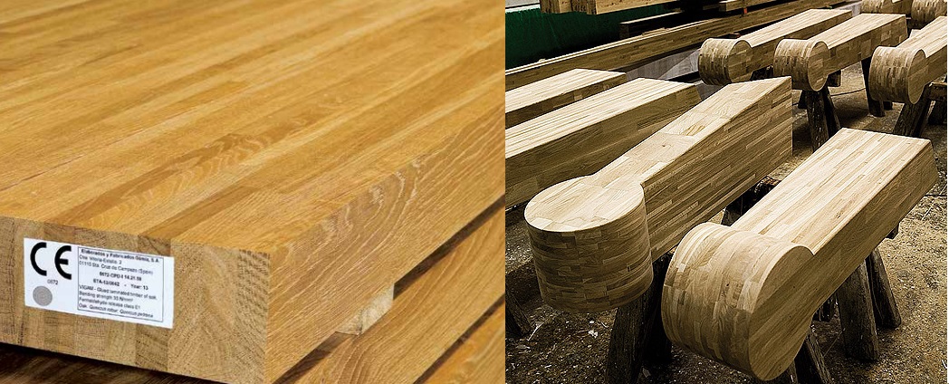 madera laminada encolada
