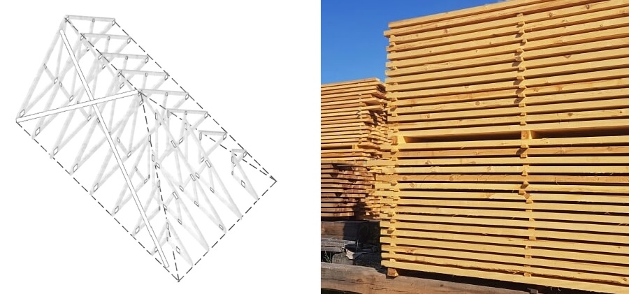 madera entramado ligero