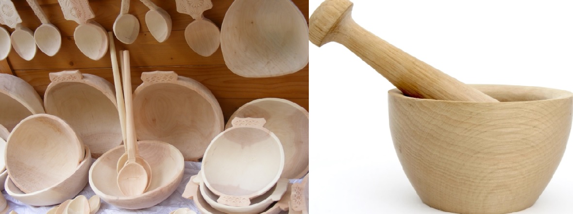 utensilios de cocina de madera
