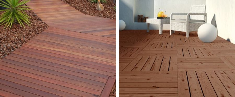 Madera tratada para exterior