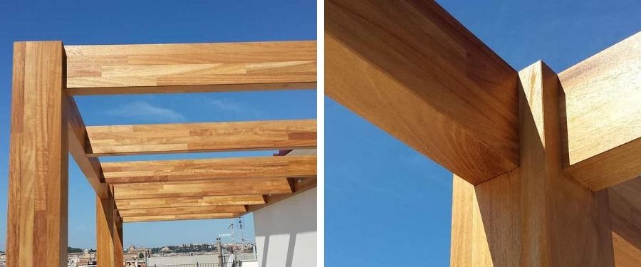 vigas laminadas de madera de iroko vigas laminadas de madera de iroko