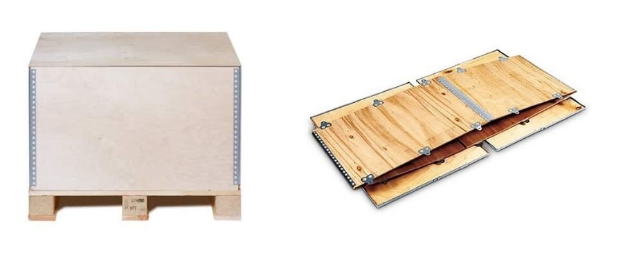 Cajas de madera desmontables, ventajas y usos