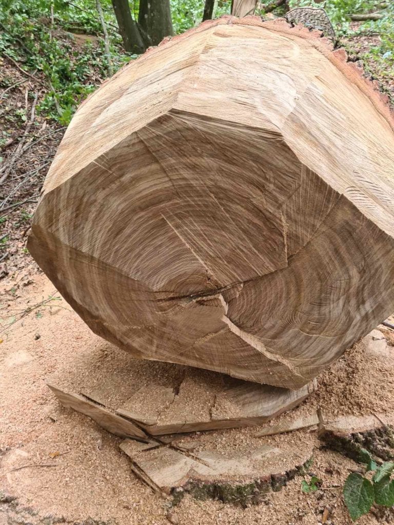 Veteado y figuras en las chapas de madera