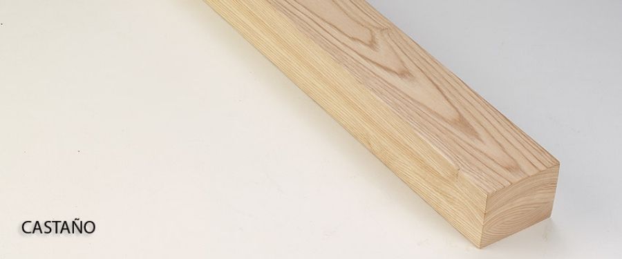 perfil de madera de castaño