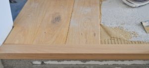 tipo de instalación encolada de suelos de madera