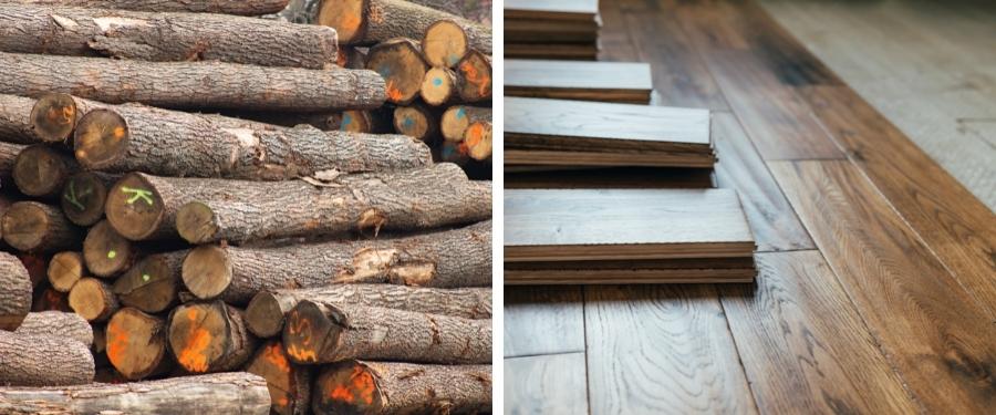 Situación de la madera de roble acorde a los datos publicados por la Asociación Nacional de Fabricantes de Parquet