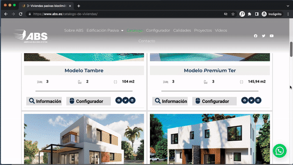 Configurador de viviendas industrializadas con ABS