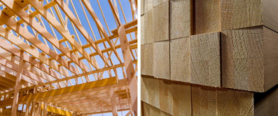 Aplicaciones de las vigas laminadas de alerce en la construcción