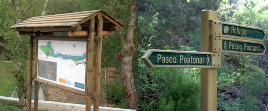 Señales de madera Señales de madera