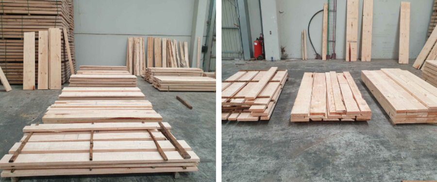 Aserraderos especializados en madera de pino radiata