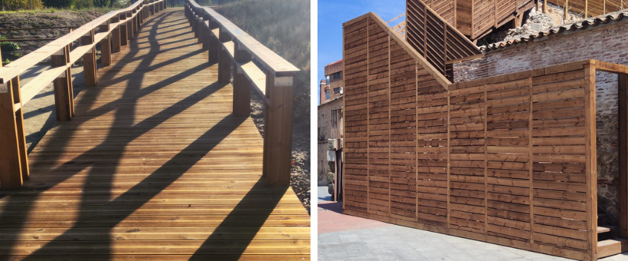 Madera tratada en autoclave