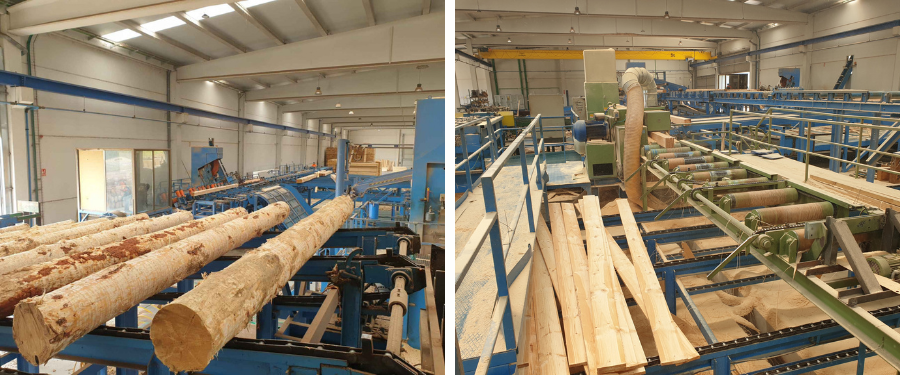 Madera estructural de pino radiata Madera estructural de pino radiata