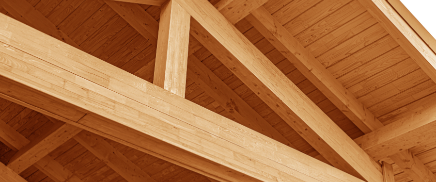 Vigas de madera para construcción