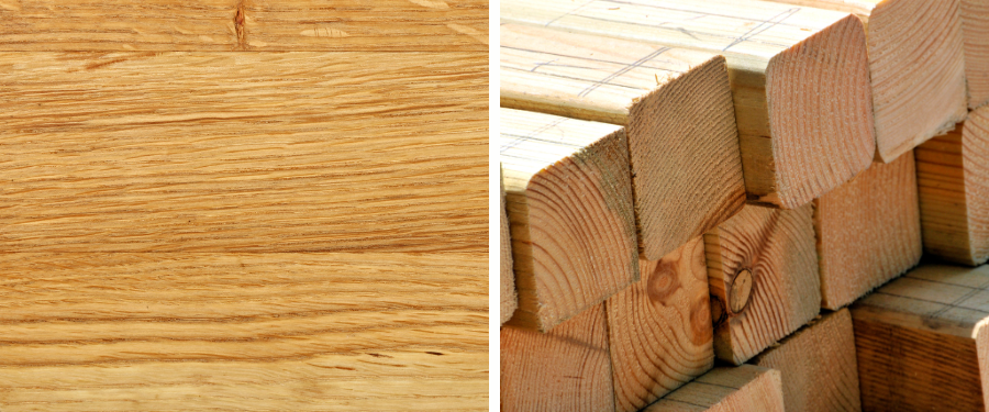 madera de roble carpinteria