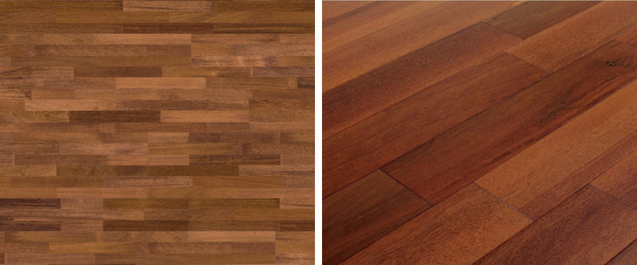 Suelo de madera de merbau