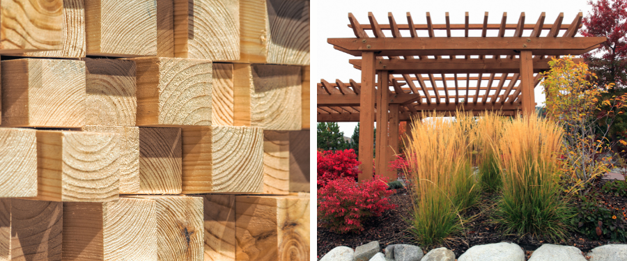 Estructuras de madera para exteriores Estructuras de madera para exteriores