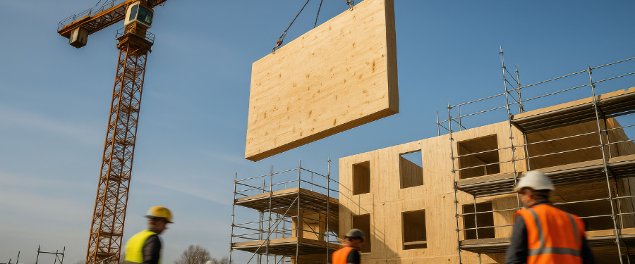Ventajas de los paneles CLT en construcción modular Ventajas de los paneles CLT en construcción modular