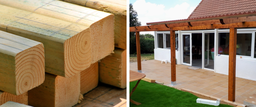 madera para estructuras