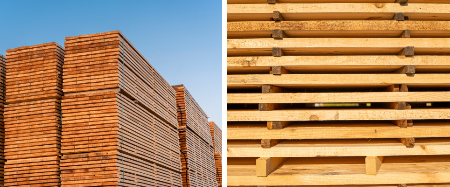 Mejores maderas para embalajes