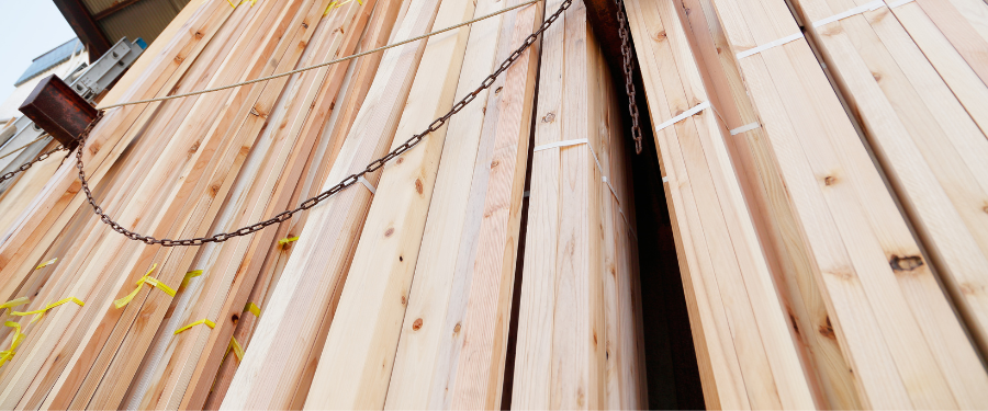 Tablas de madera de pino