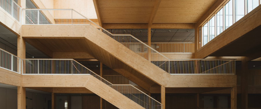La construcción con madera aúna eficiencia y sostenibilidad - Imagen: MADERGIA