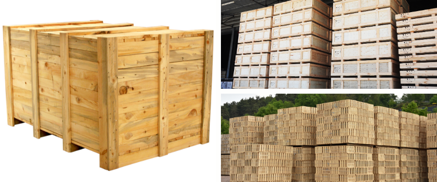 Embalaje industrial de madera